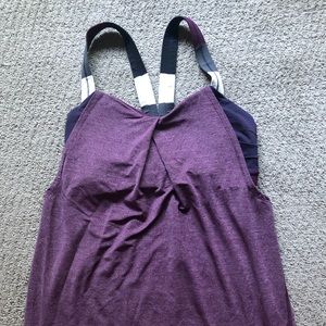 LuluLemon tank with built in sports bra